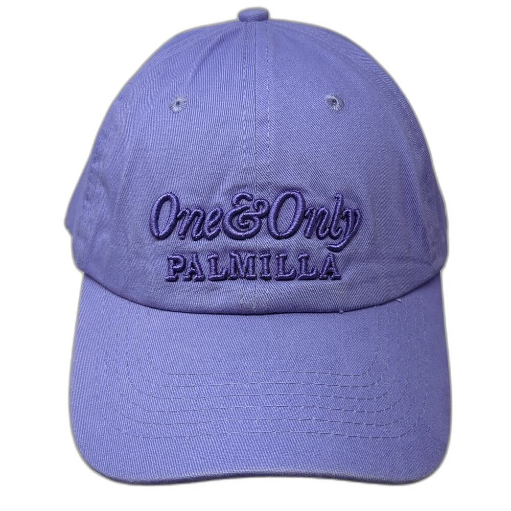 One & Only Palmilla Purple Baseball Cap One Size Strapback Cotton Resort Hat